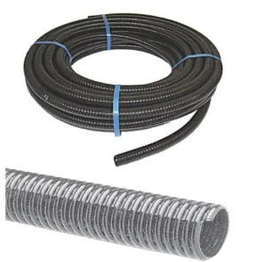 FLEXIBLE BLACK HOSE  25mm - SOLD PER METRE