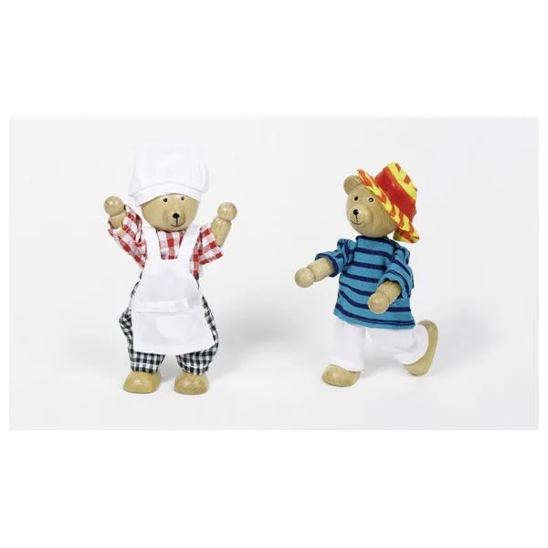 Flexible Puppets - Bear Dress-up Box Wooden Toys