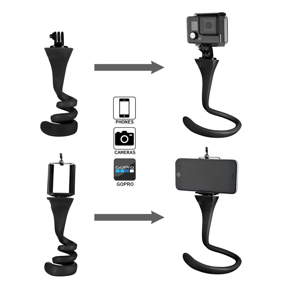 Flexible Selfie Stick Monopod Wireless Bluetooth Holder