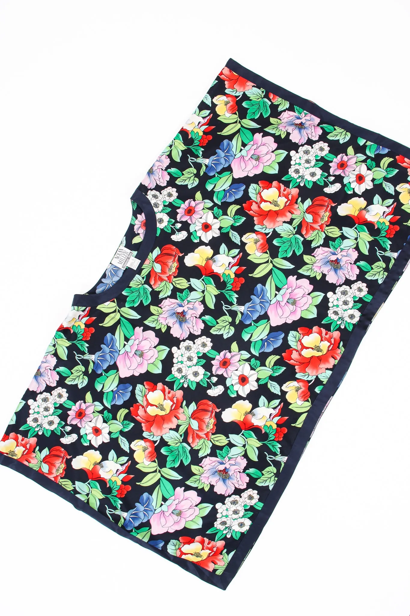 Floral Silk Poncho & Pant Lounge Set