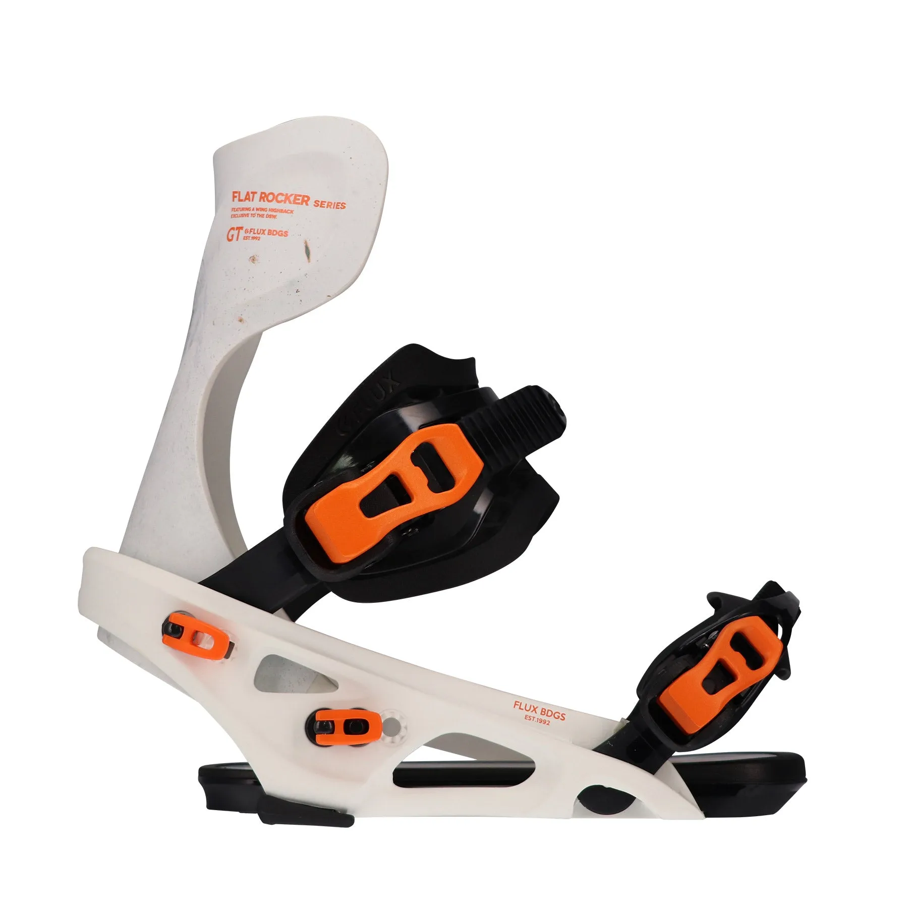 Flux GT Snowboard Bindings Mens White