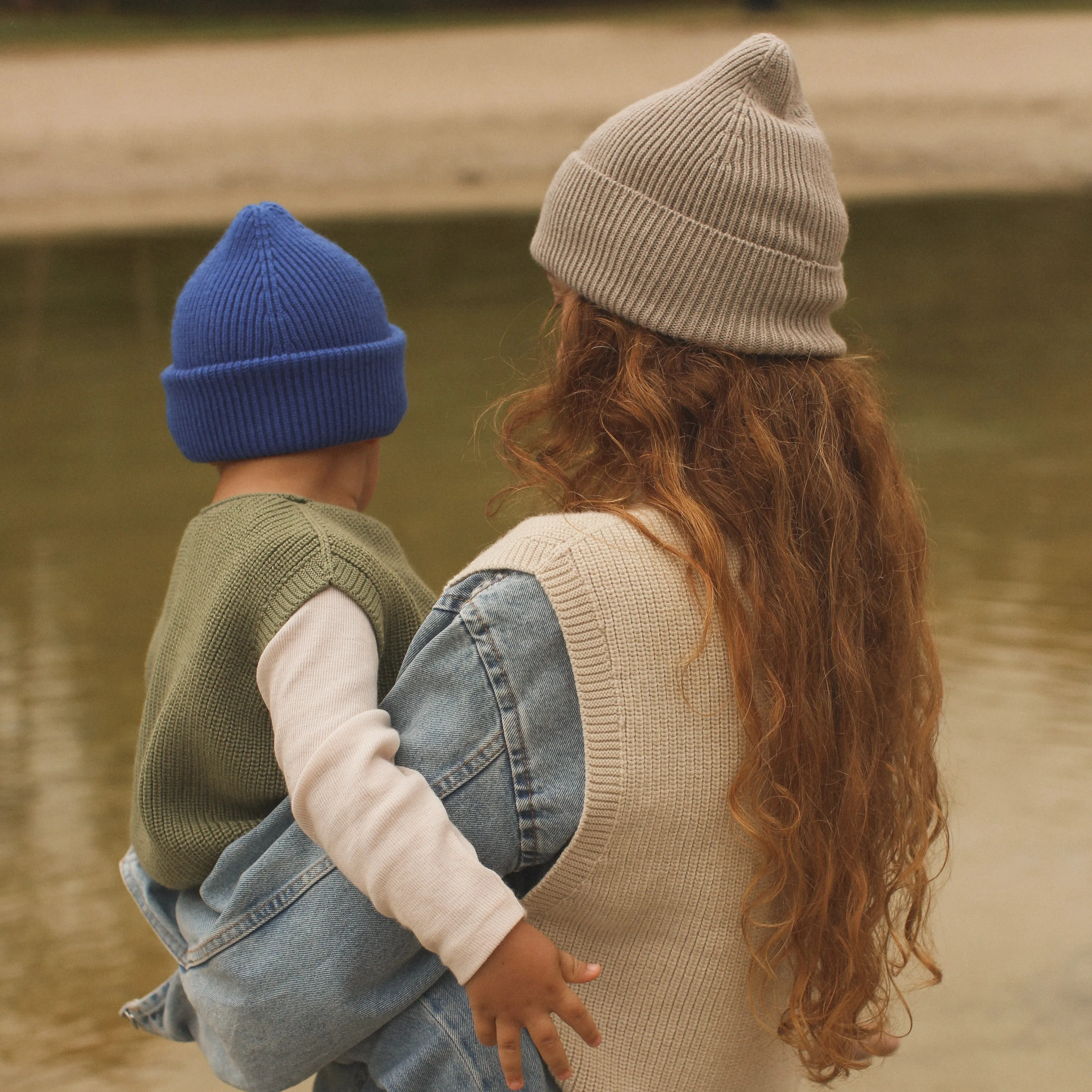Fonzie Merino Wool Beanie (Cobalt)
