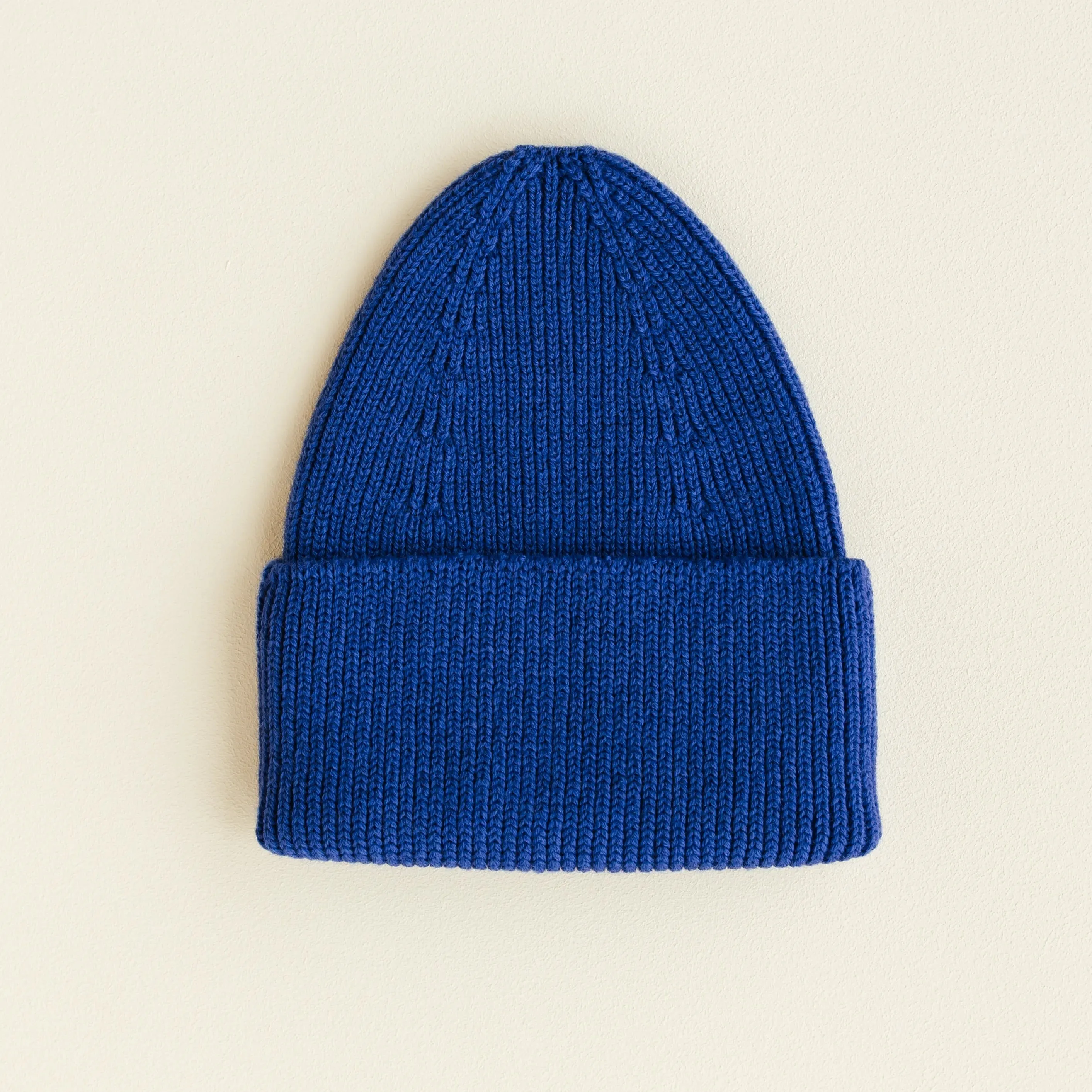 Fonzie Merino Wool Beanie (Cobalt)
