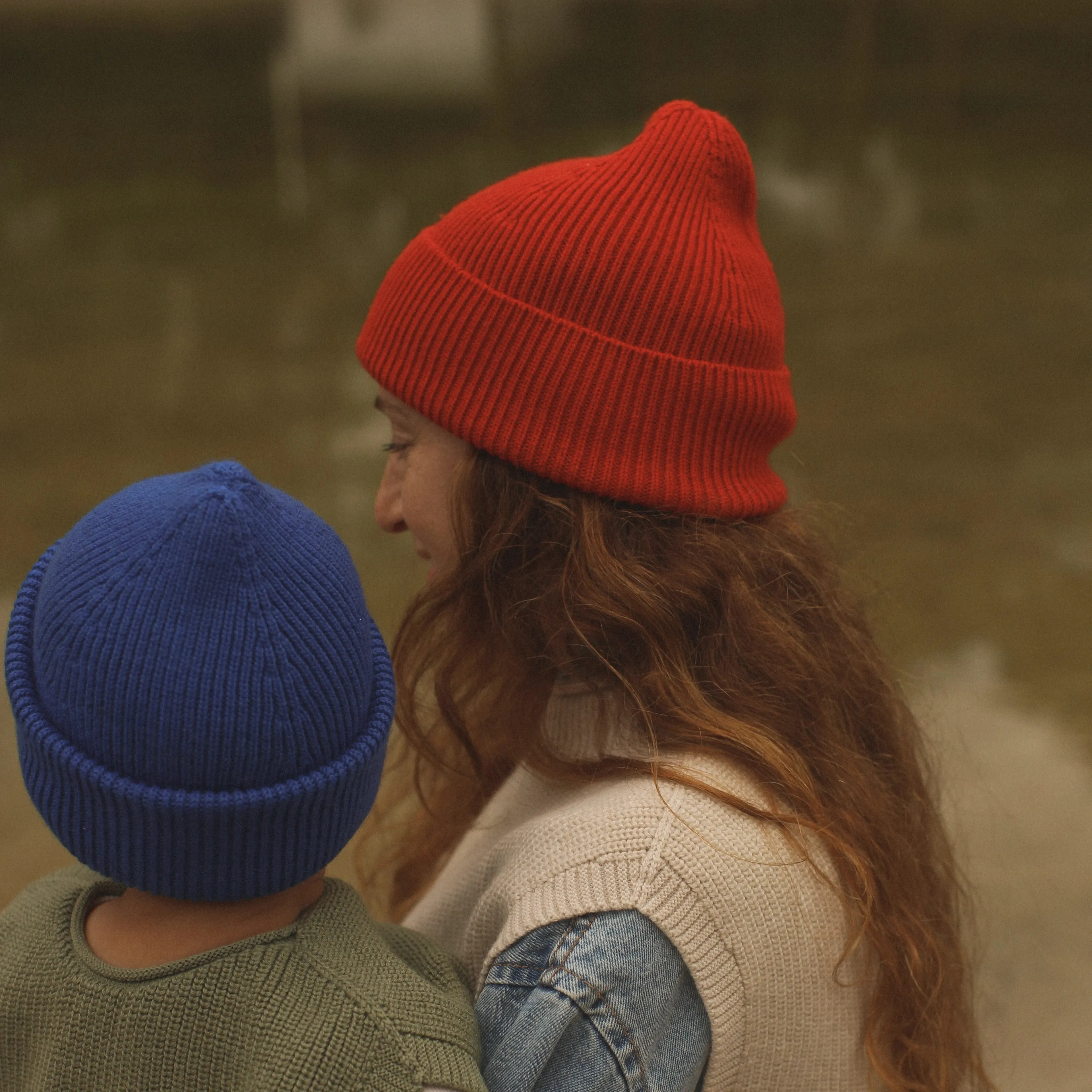 Fonzie Merino Wool Beanie (Cobalt)