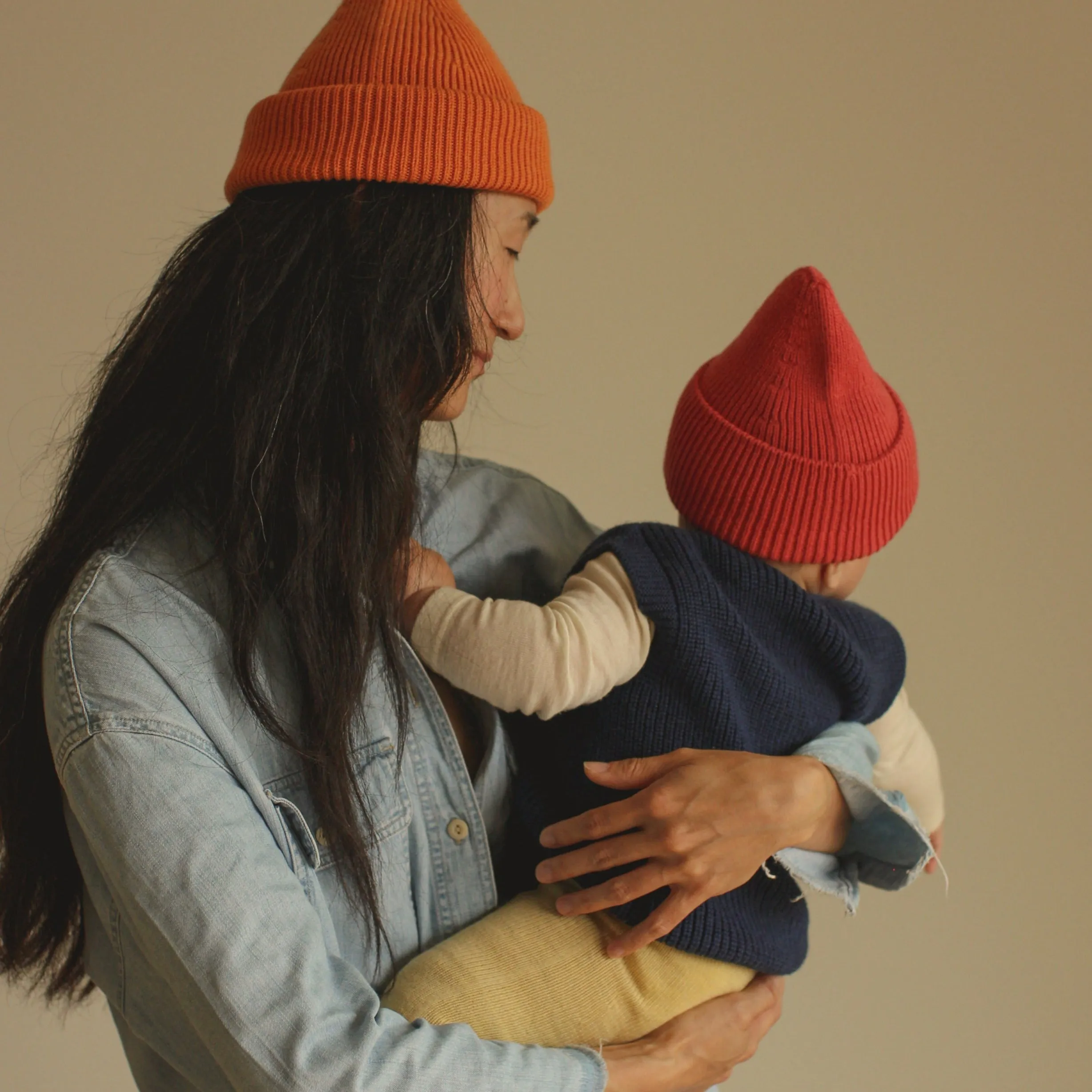 Fonzie Merino Wool Beanie (Lollipop)