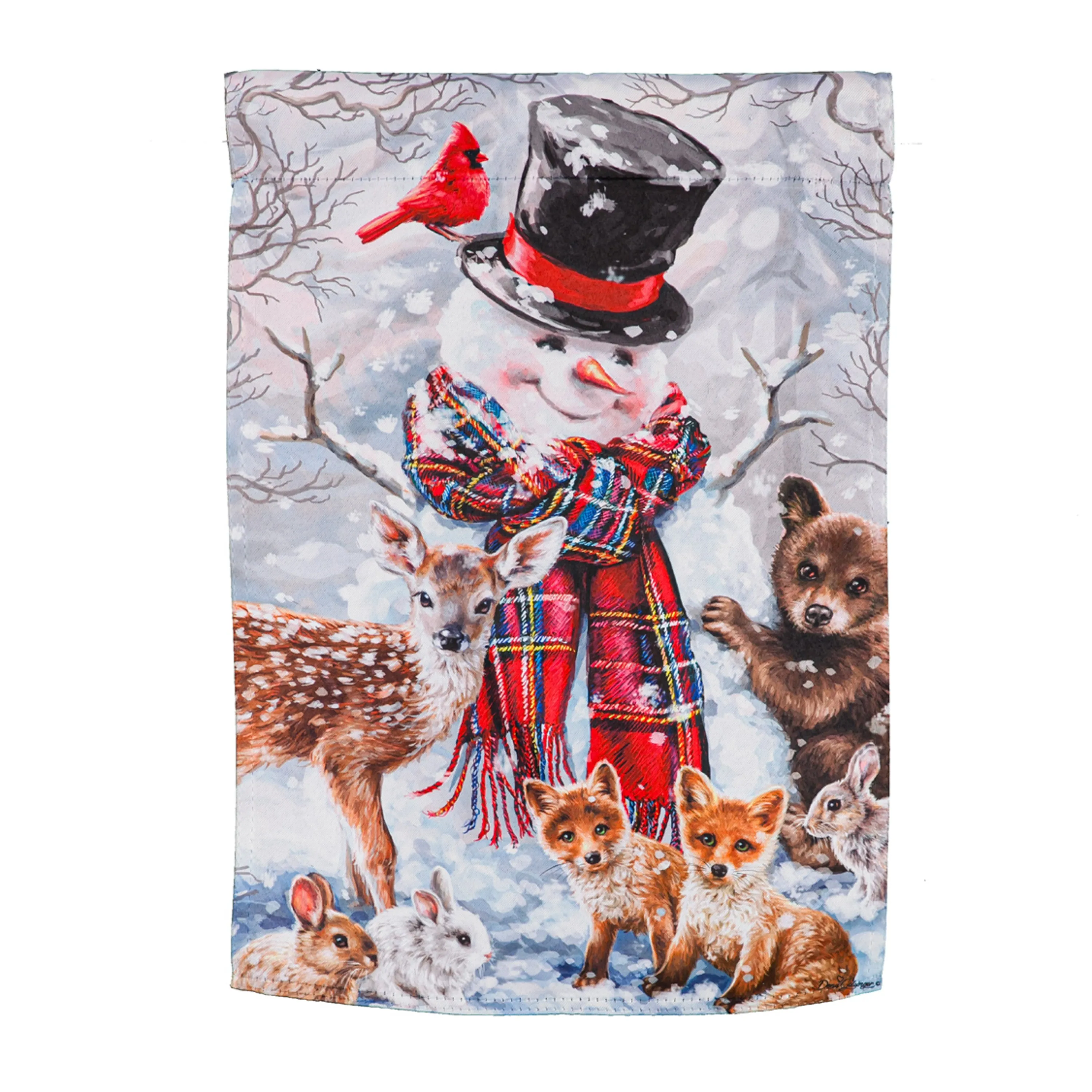 Forest Friends House Suede Flag,13s10634