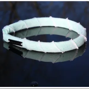Frayed Seaside Linen Headband / Multiple Colors