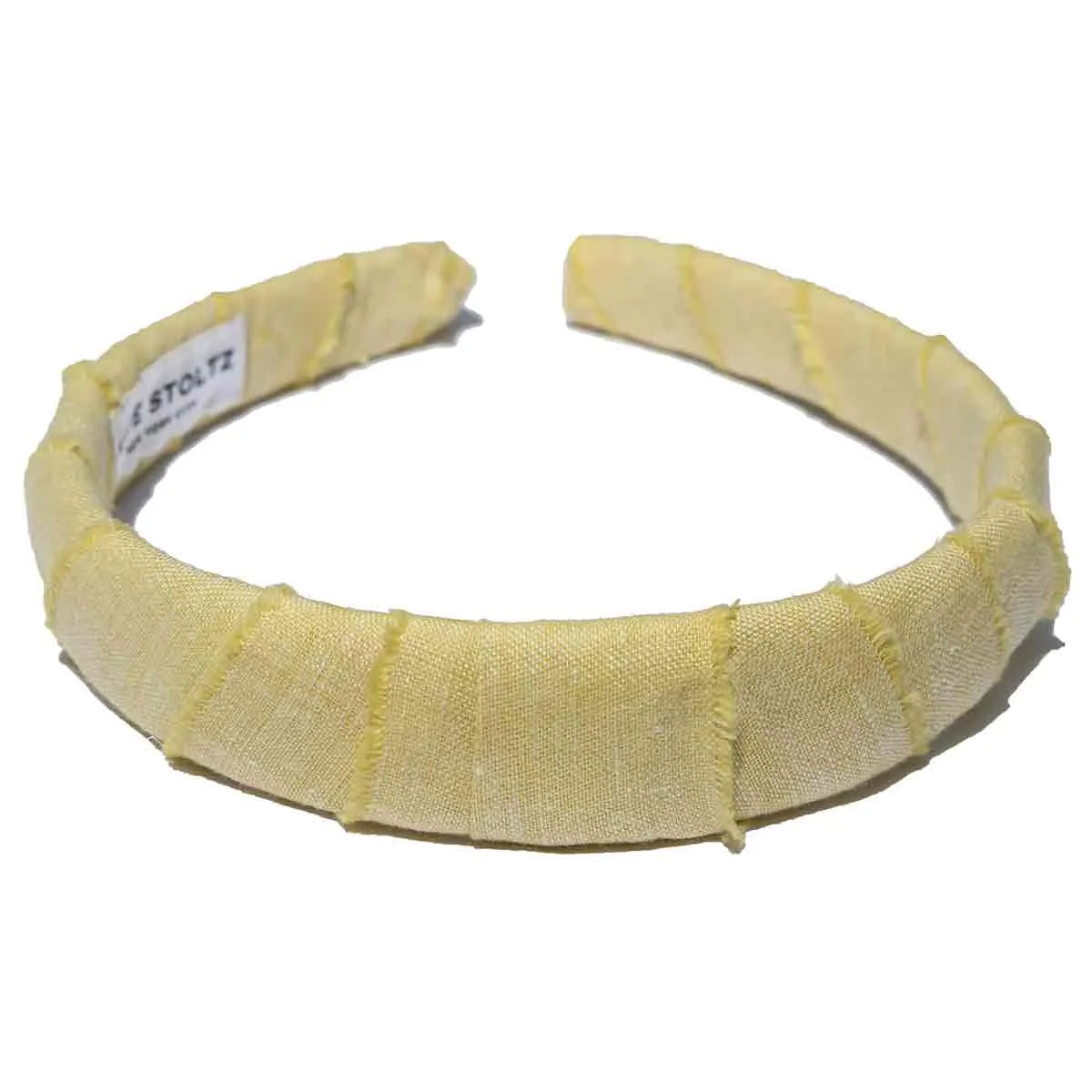 Frayed Seaside Linen Headband / Multiple Colors