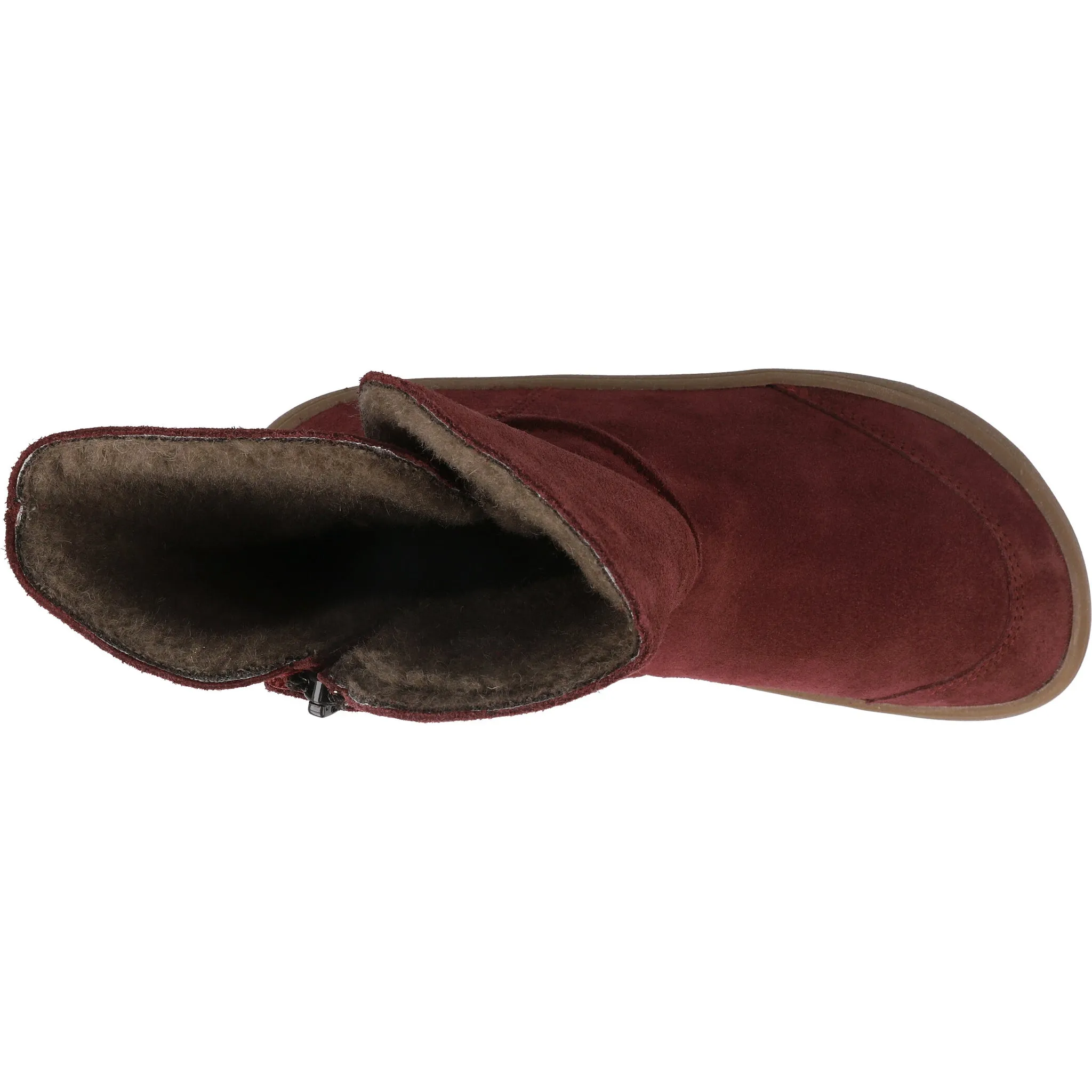 Froddo Barefoot Tex Suede Bordeaux Winter Boots