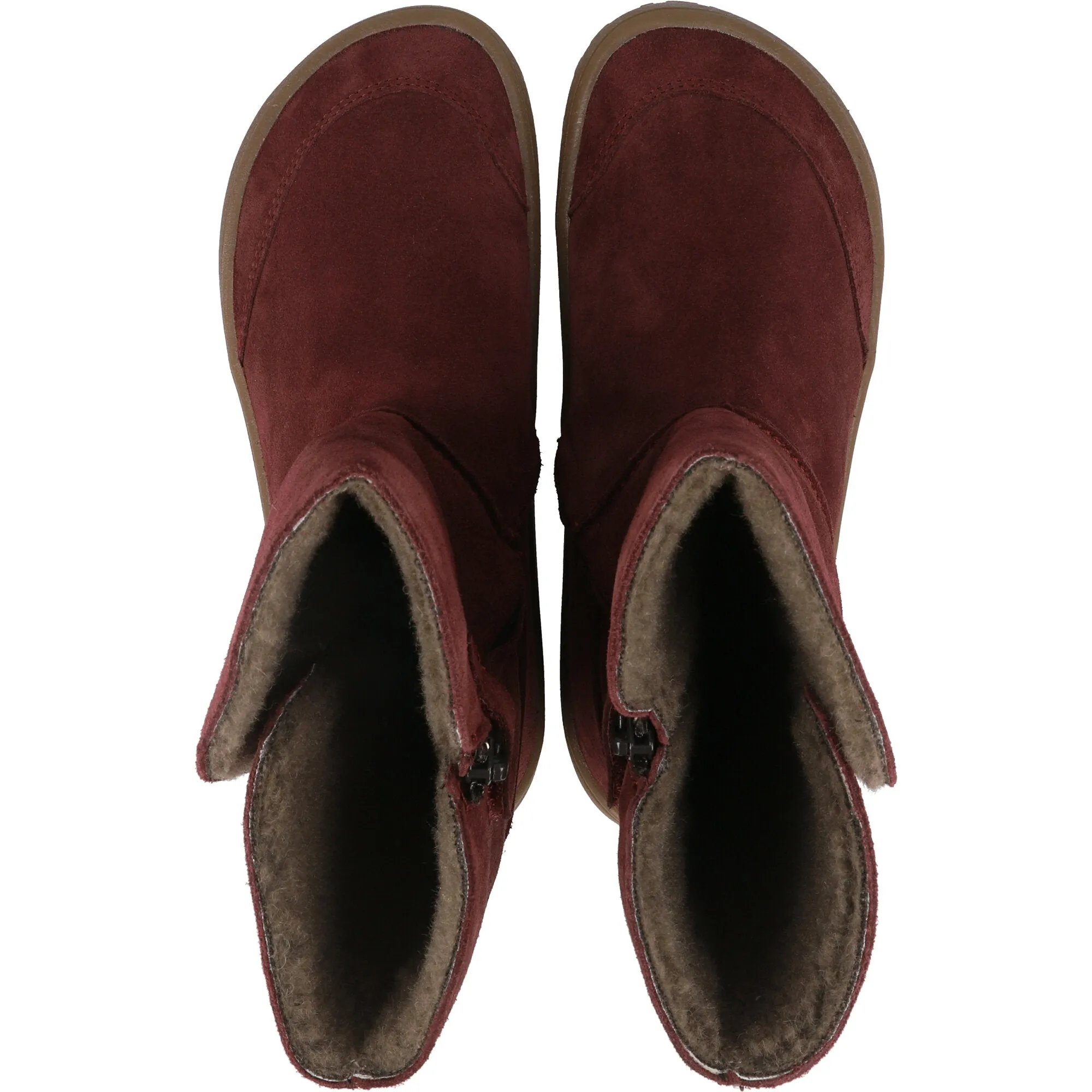 Froddo Barefoot Tex Suede Bordeaux Winter Boots