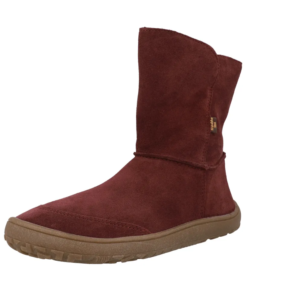Froddo Barefoot Tex Suede Bordeaux Winter Boots