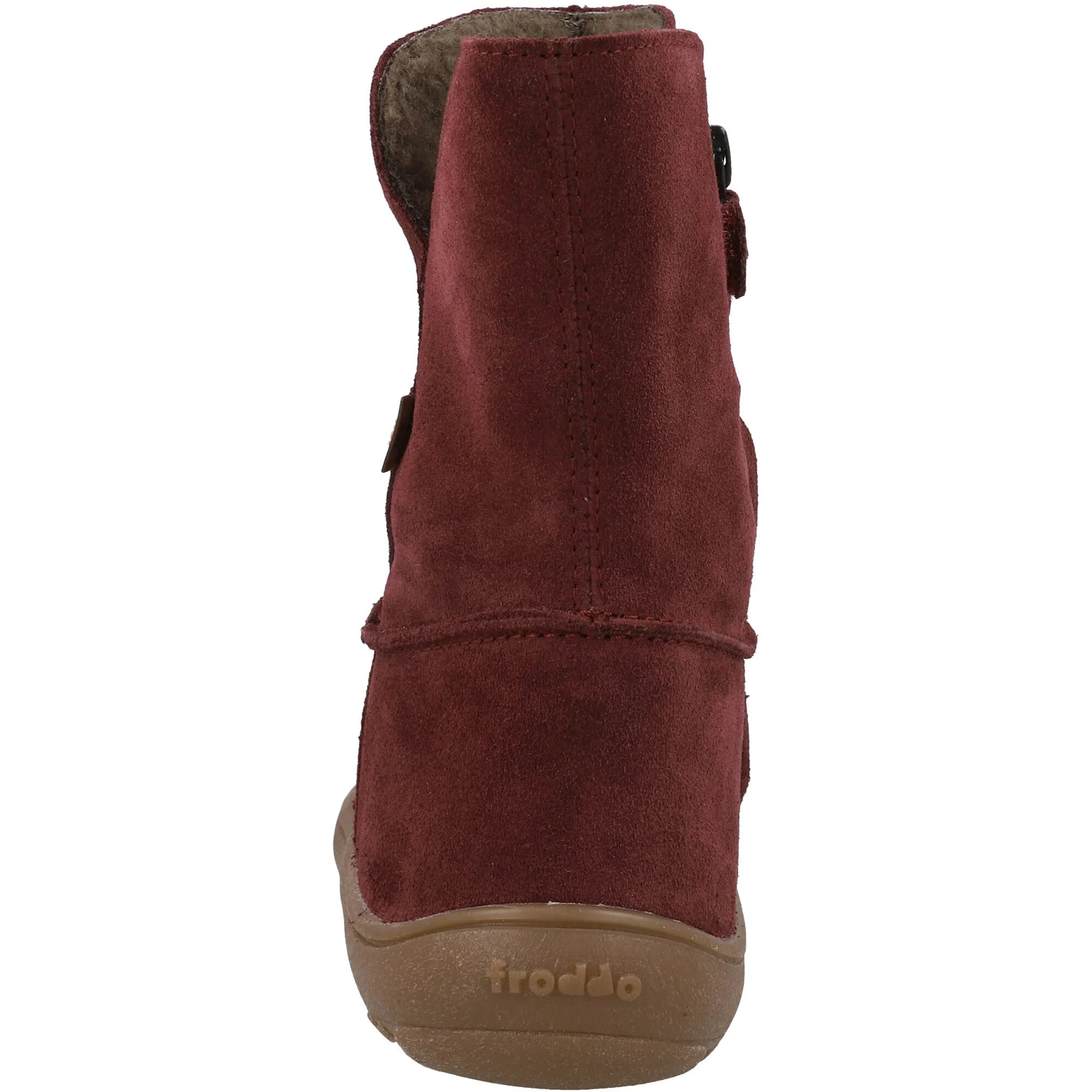 Froddo Barefoot Tex Suede Bordeaux Winter Boots