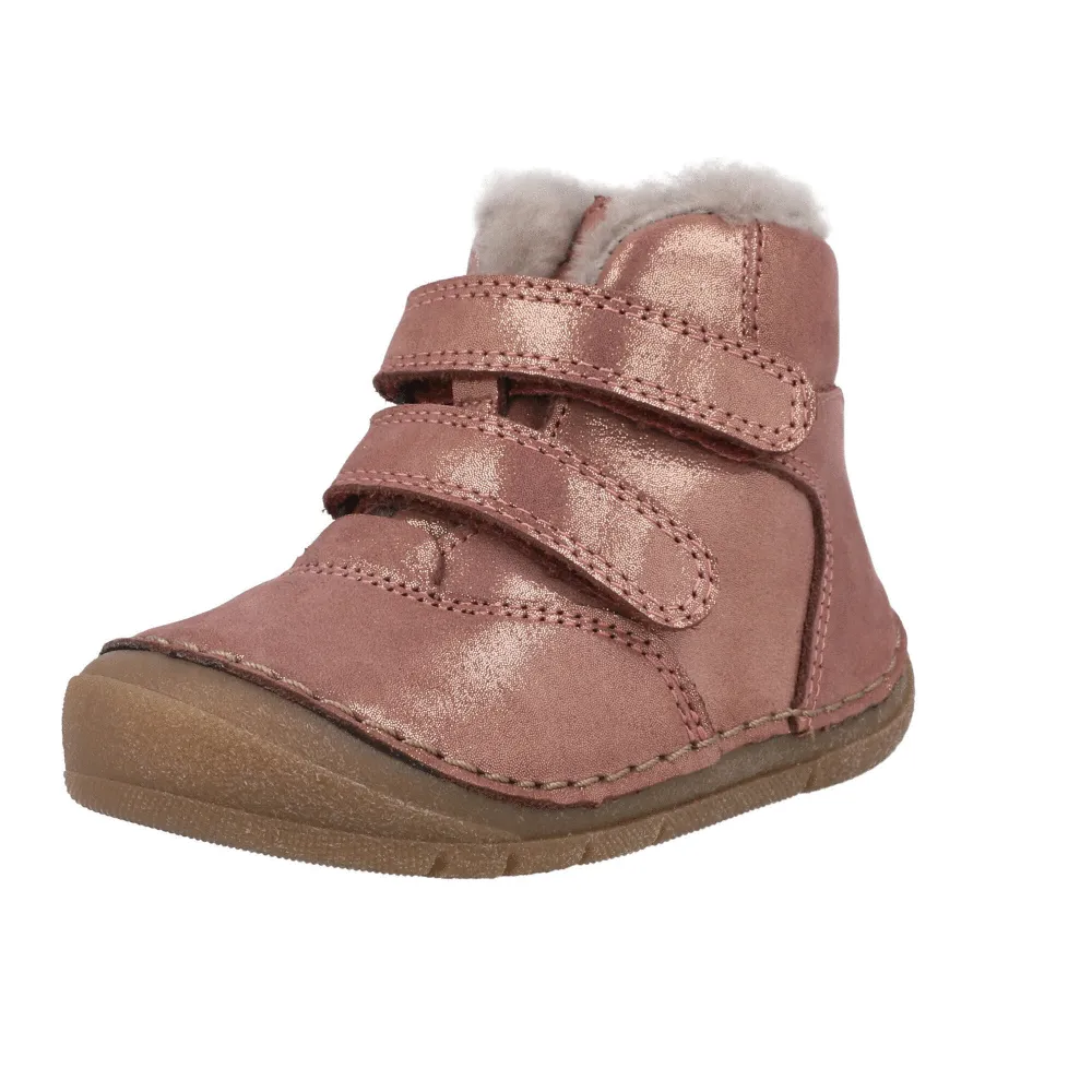 Froddo Paix Up Pink Ankle Boots for Kids