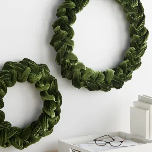 Handmade Woven Velvet Wreath