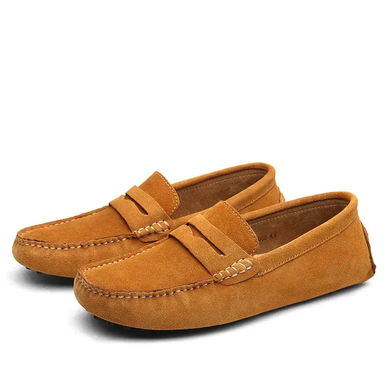 Harvey - Italiaanse Suède Loafers