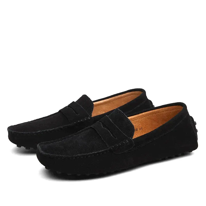 Harvey - Italiaanse Suède Loafers