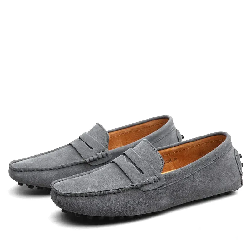 Harvey - Italiaanse Suède Loafers