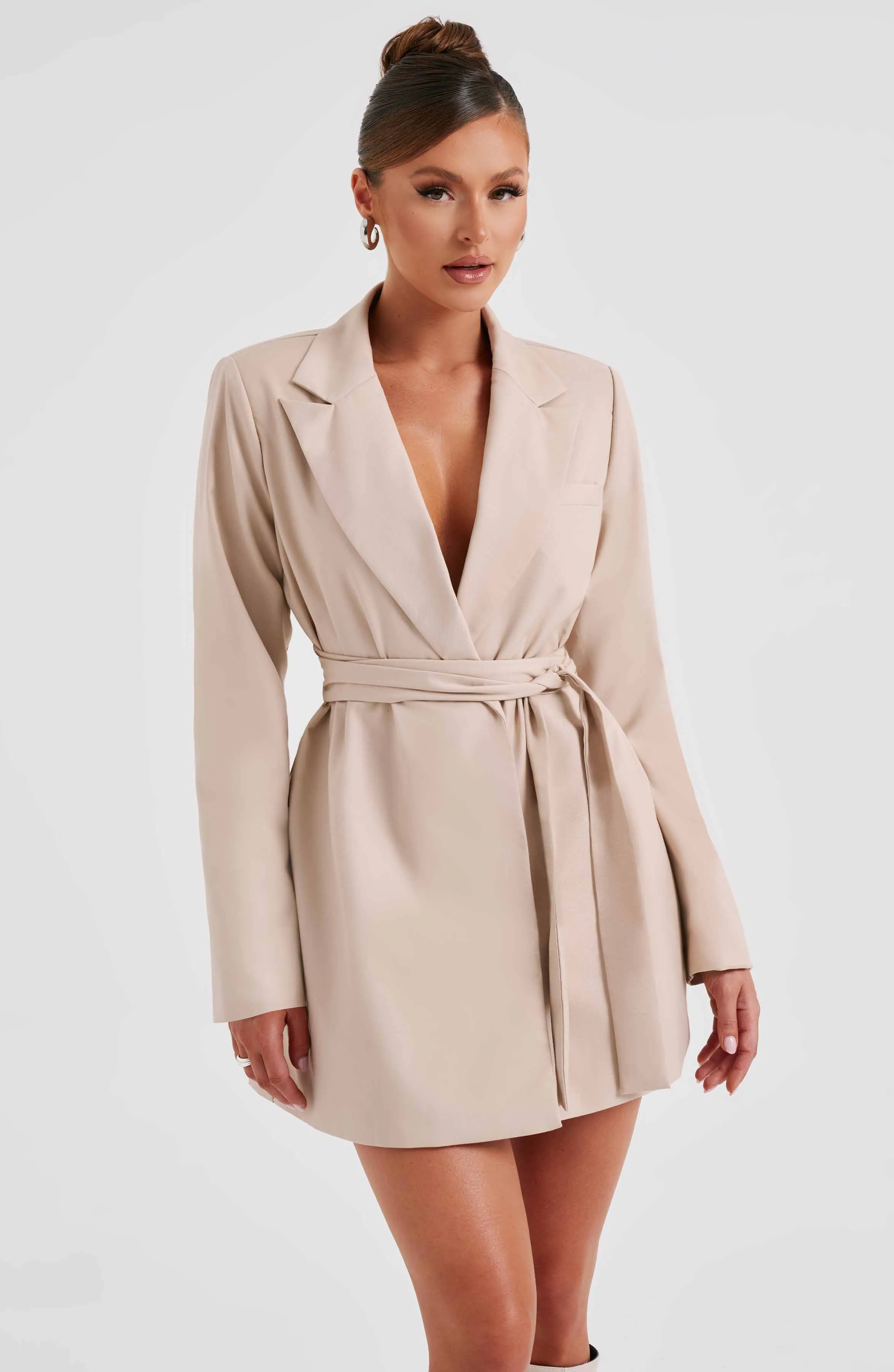 Heather Suit Dress - Beige