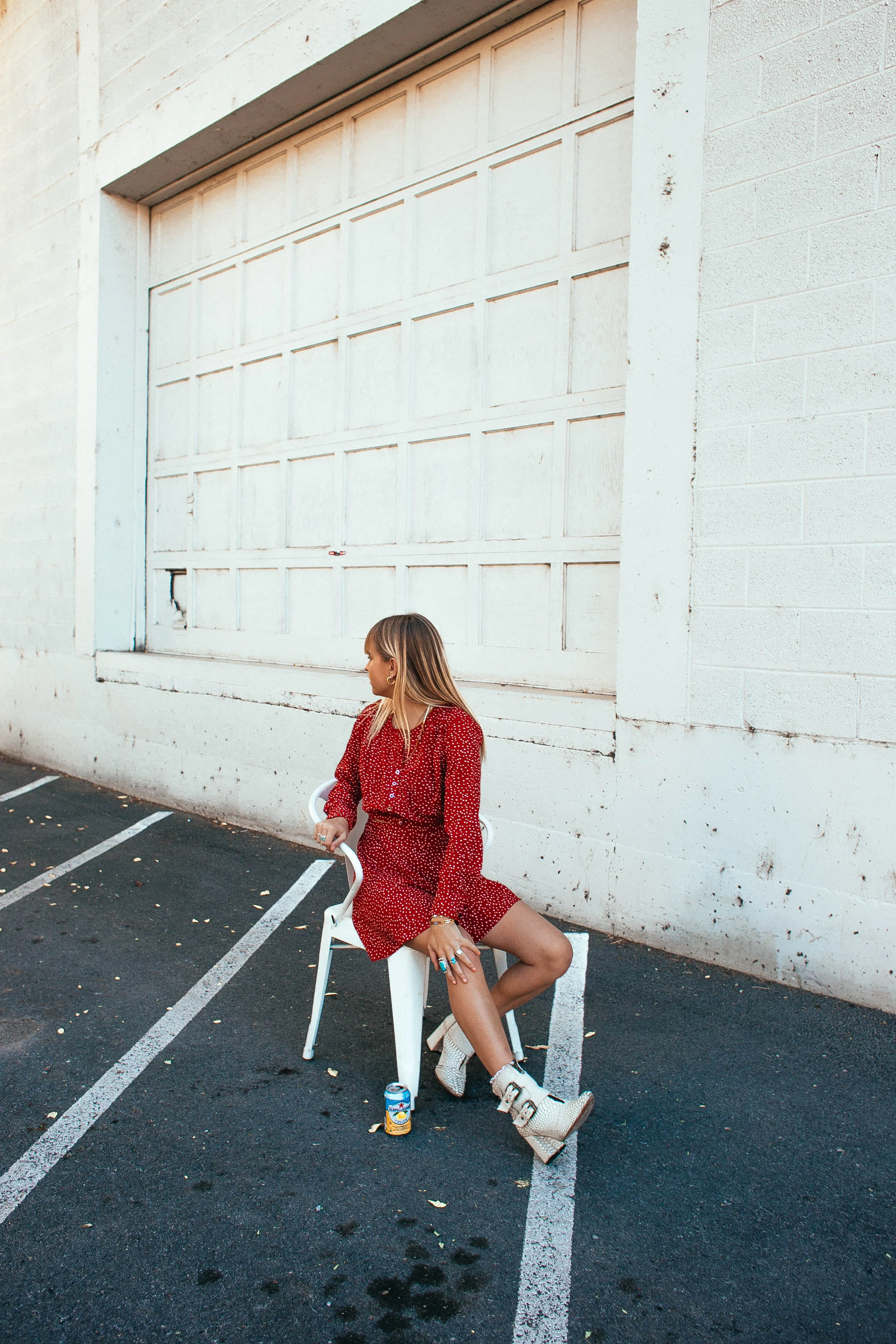 Hey Dottie Woven Top