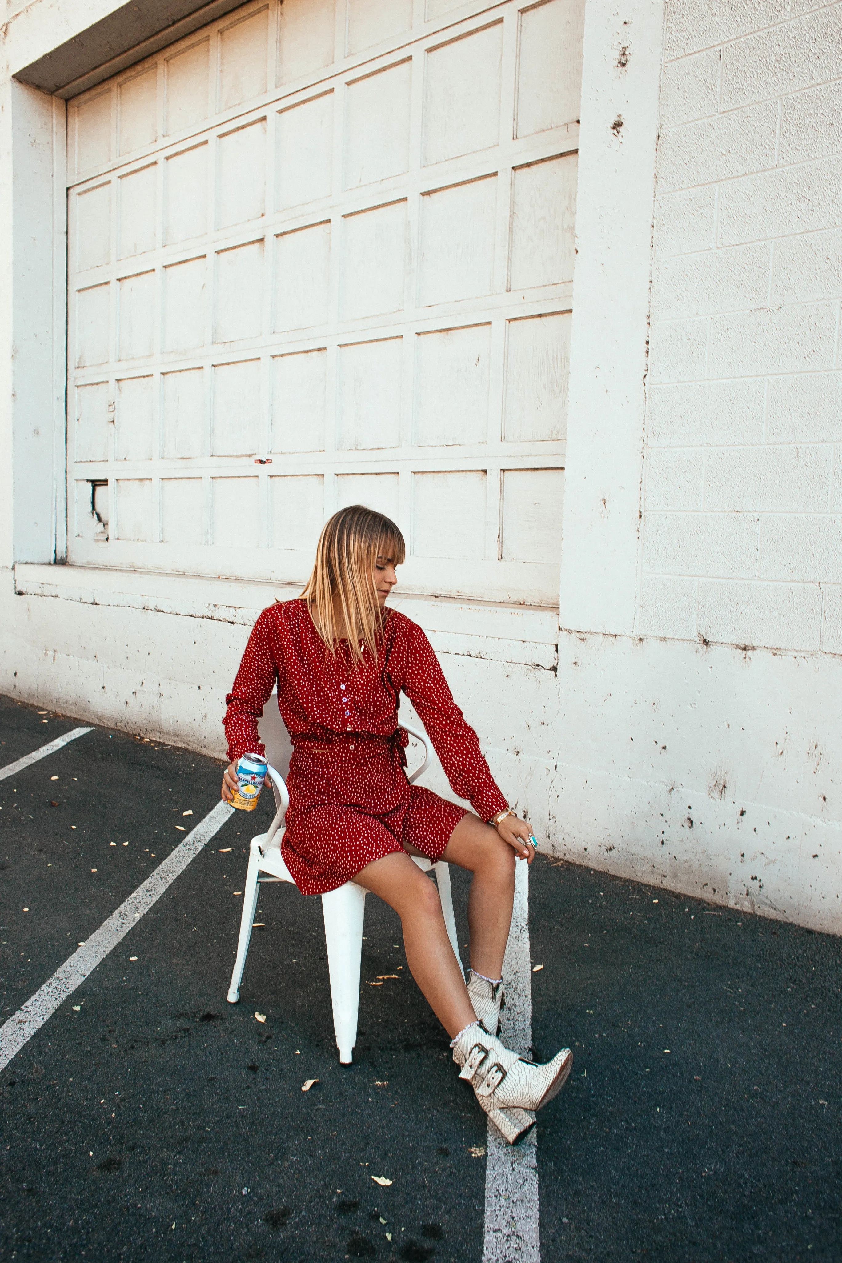 Hey Dottie Woven Top
