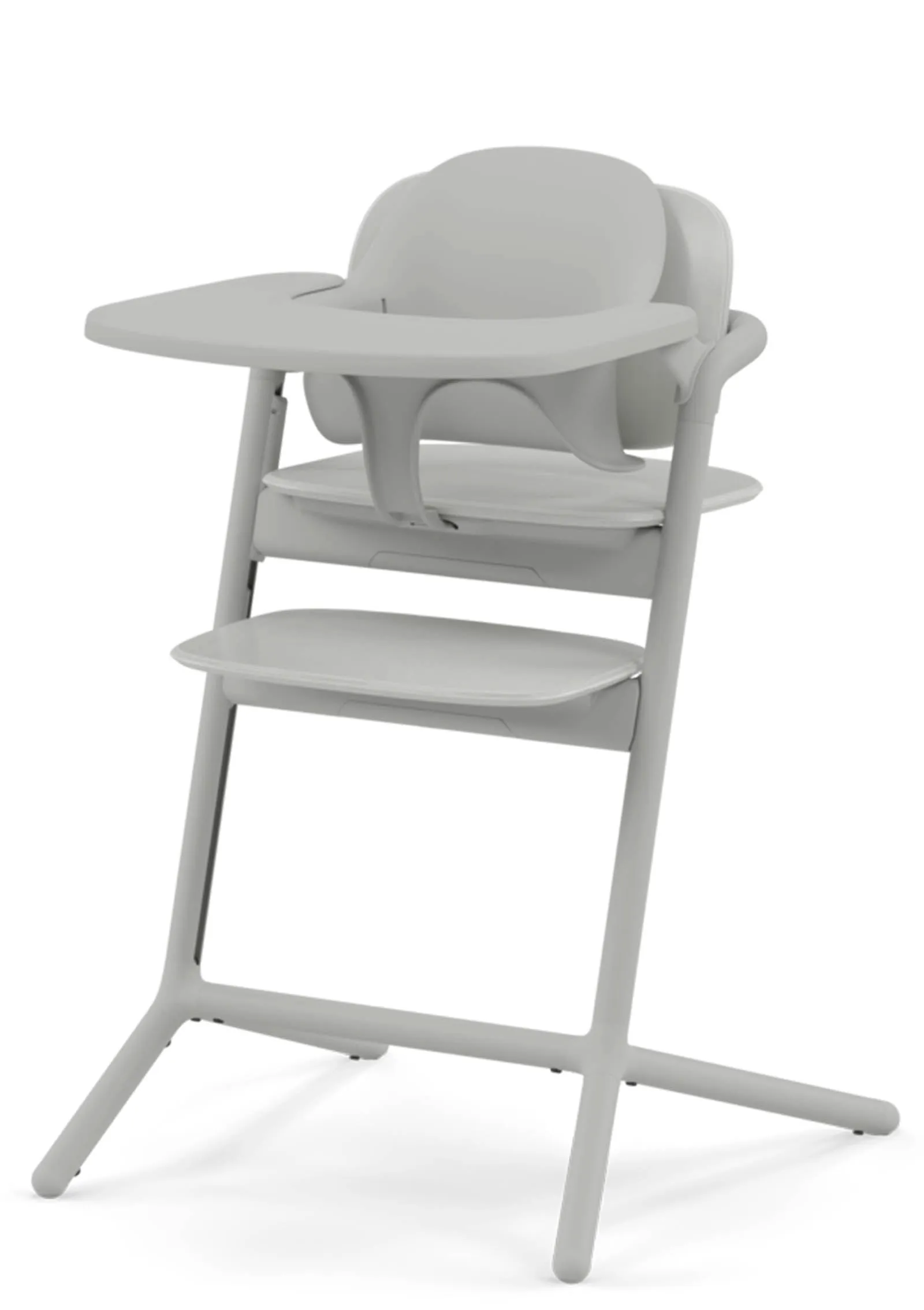 Hochstuhl 'Lemo' 4-in-1 Set Suede Grey / Mid Grey