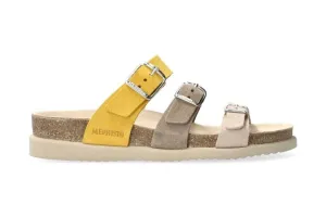 'Hyacinta' women's strap sandal - yellow