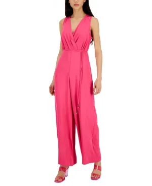 Inc International Concepts Women's Surplice-Neck Tie-Waist Jumpsuit 10856209