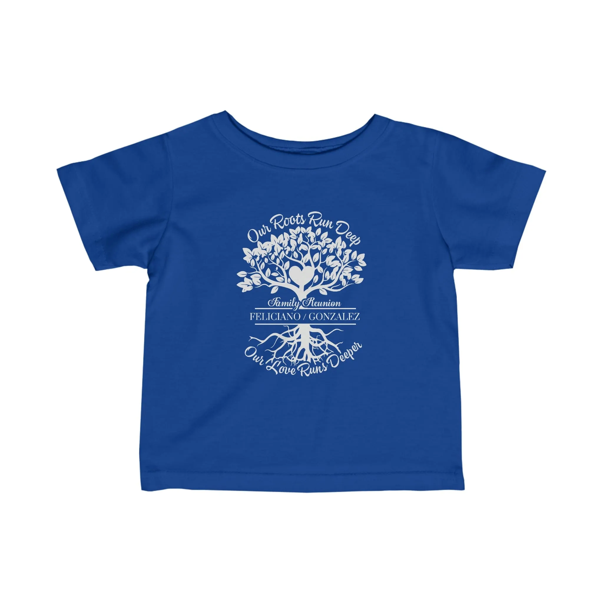 Infant Fine Jersey Blue & Red Tee