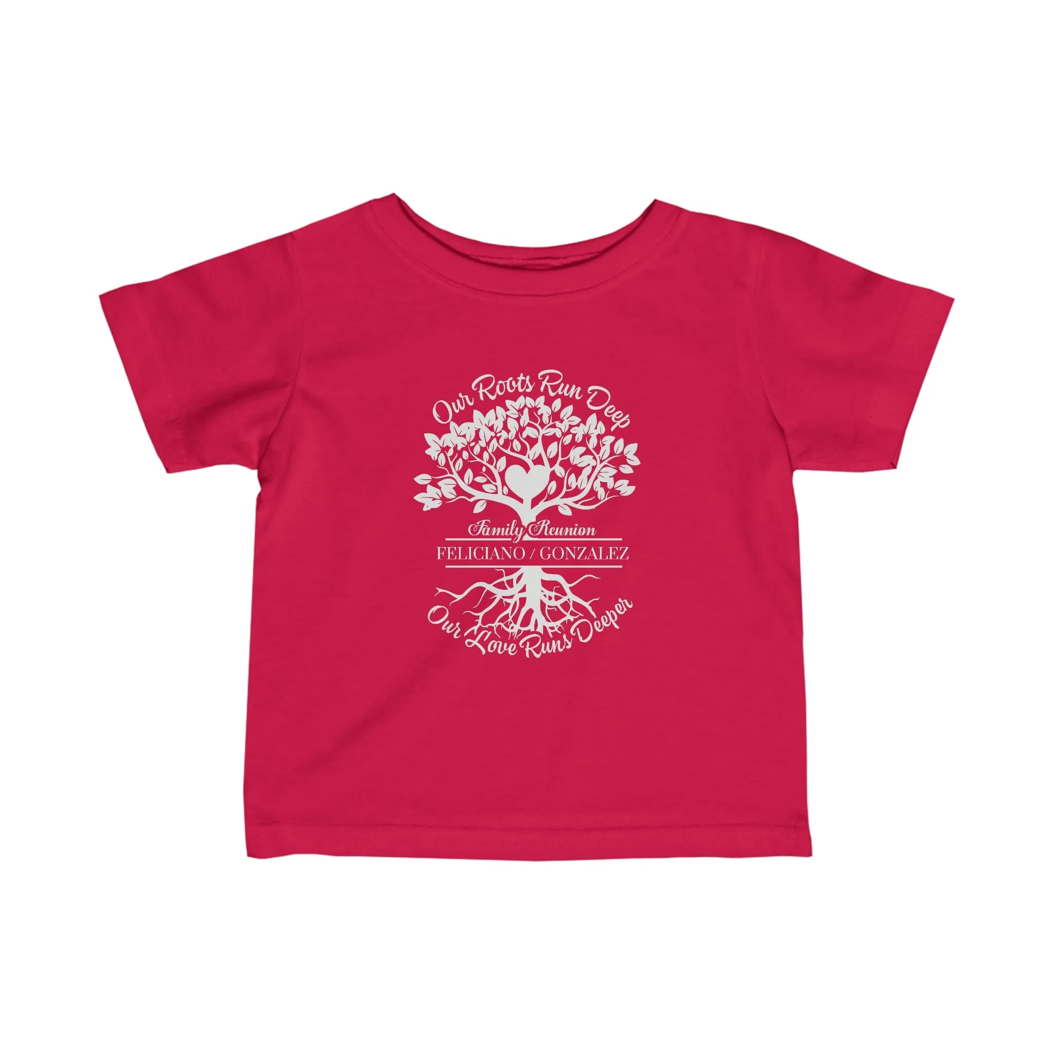 Infant Fine Jersey Blue & Red Tee