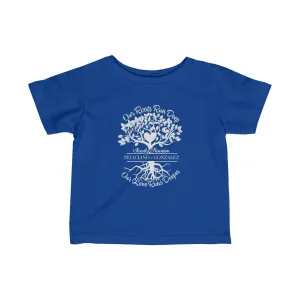 Infant Fine Jersey Blue & Red Tee