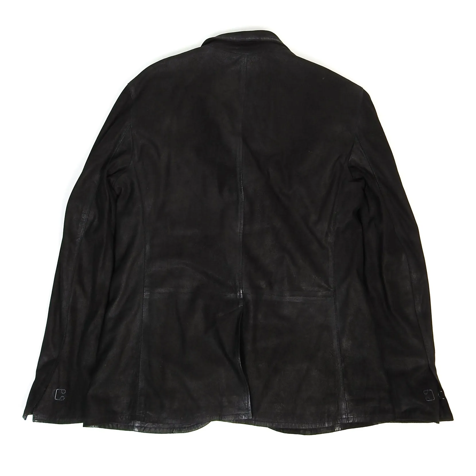 John Varavatos Leather Jacket Size 50
