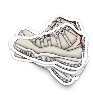 Jordan 11 "Platinum Tint" Sneaker Sticker