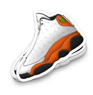 Jordan 13 "Starfish Orange" Sneaker Sticker