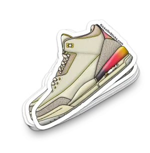 Jordan 3 "Balvin" Sneaker Sticker