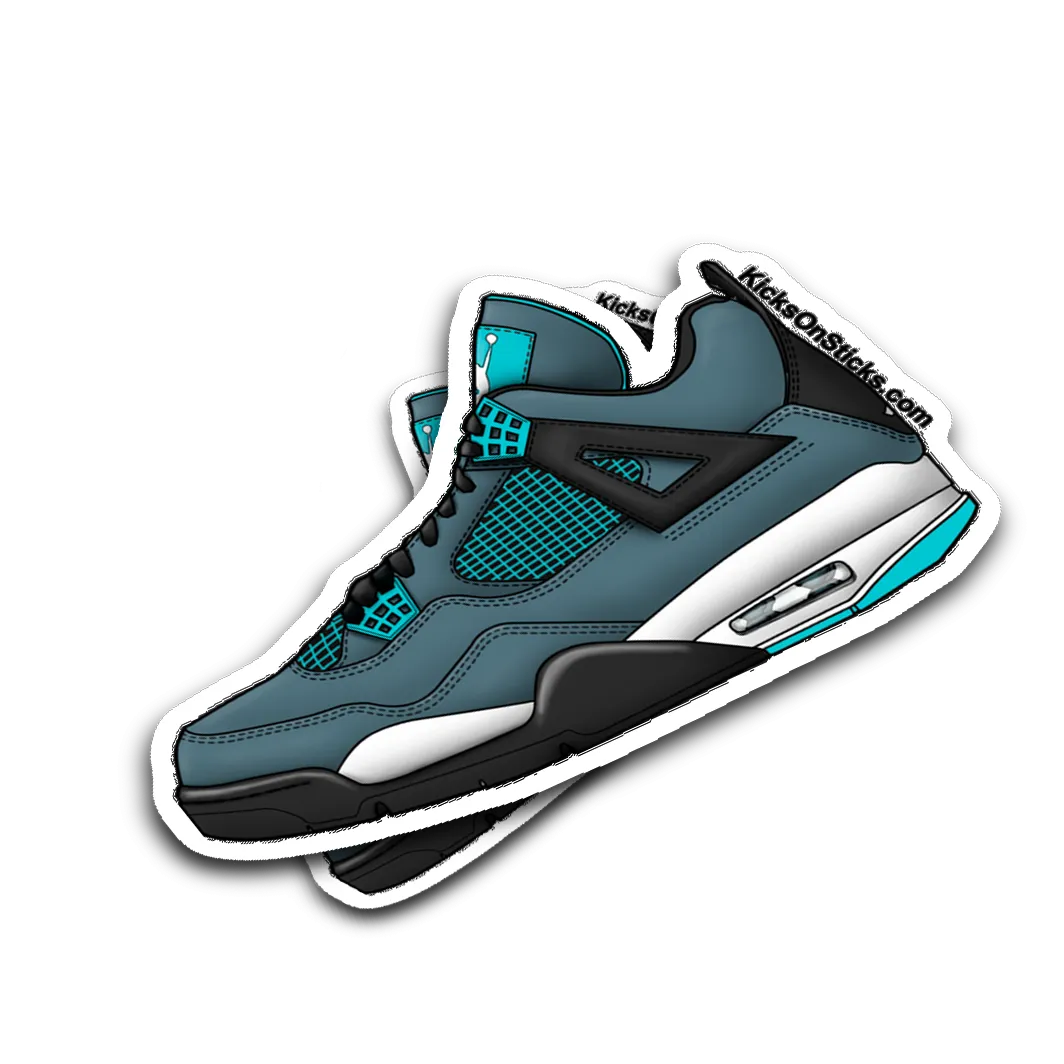 Jordan 4 "Teal" Sneaker Sticker