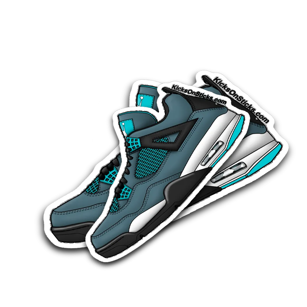 Jordan 4 "Teal" Sneaker Sticker