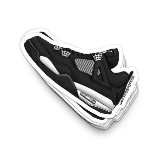 Jordan 4 "White Thunder" Sneaker Sticker