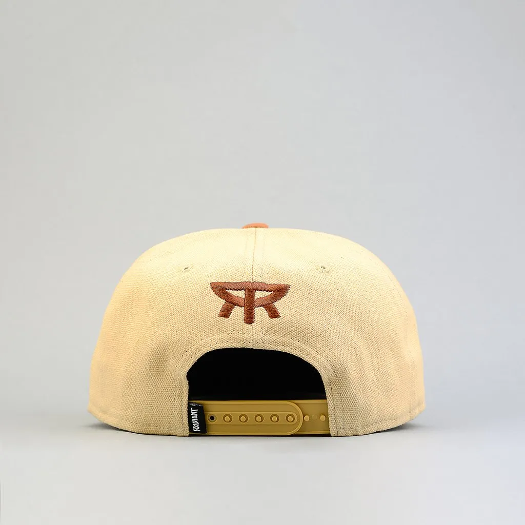 Khaki Suede Snapback