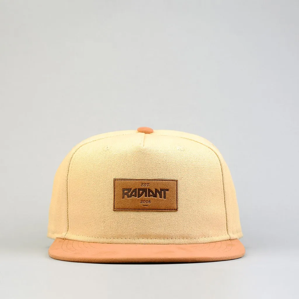 Khaki Suede Snapback