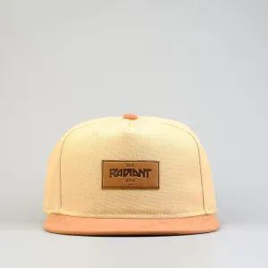 Khaki Suede Snapback