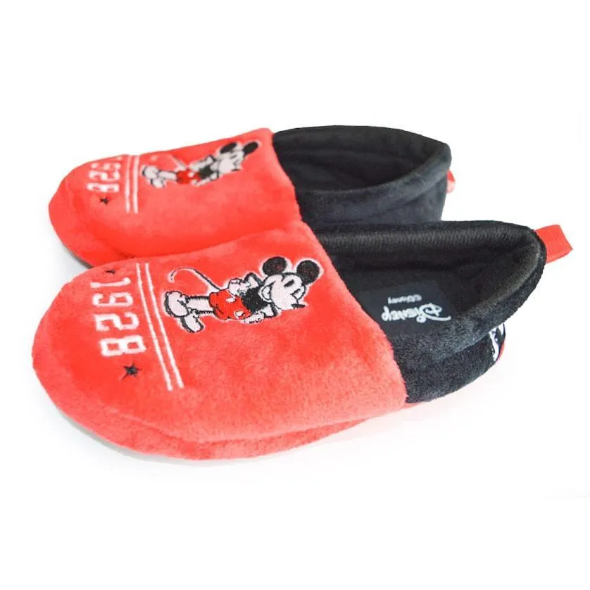 Kids Shoes Disney Mickey Mouse 90th Anniversary Non-slip Slippers - 39058