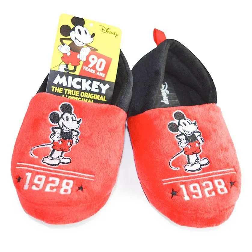 Kids Shoes Disney Mickey Mouse 90th Anniversary Non-slip Slippers - 39058