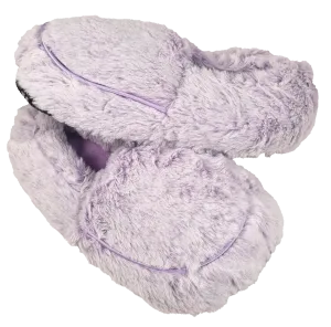 Lavender Microwaveable Slippers