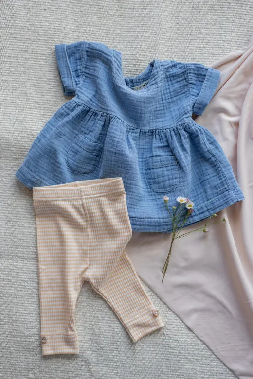 LAVINIA woven dress - denim