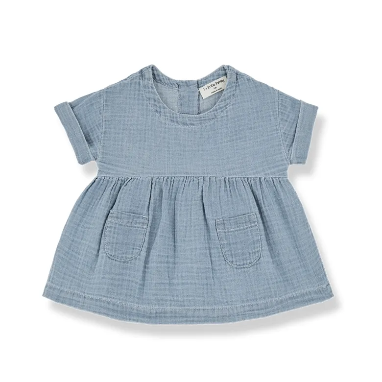 LAVINIA woven dress - denim