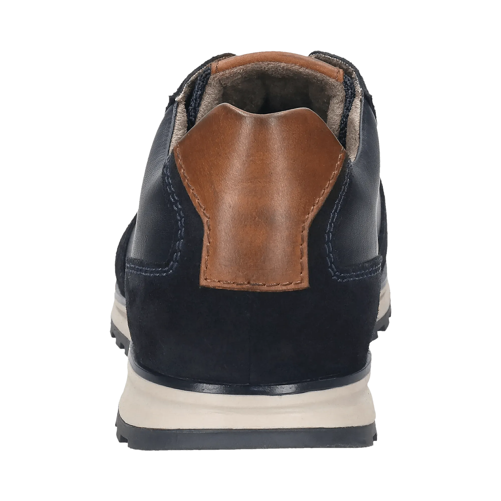 Leder Sneaker dunkelblau