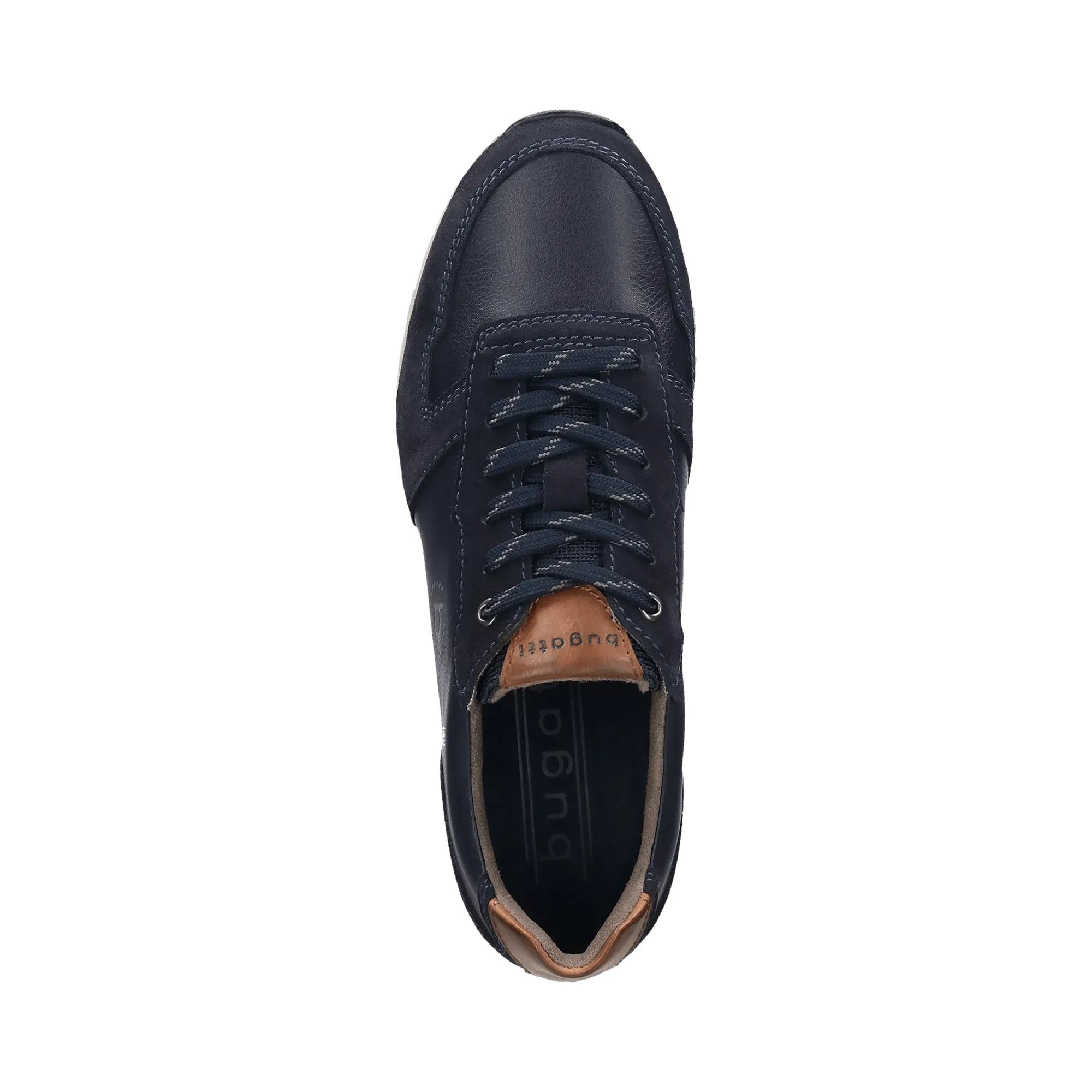 Leder Sneaker dunkelblau