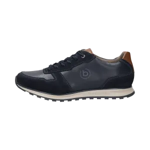 Leder Sneaker dunkelblau