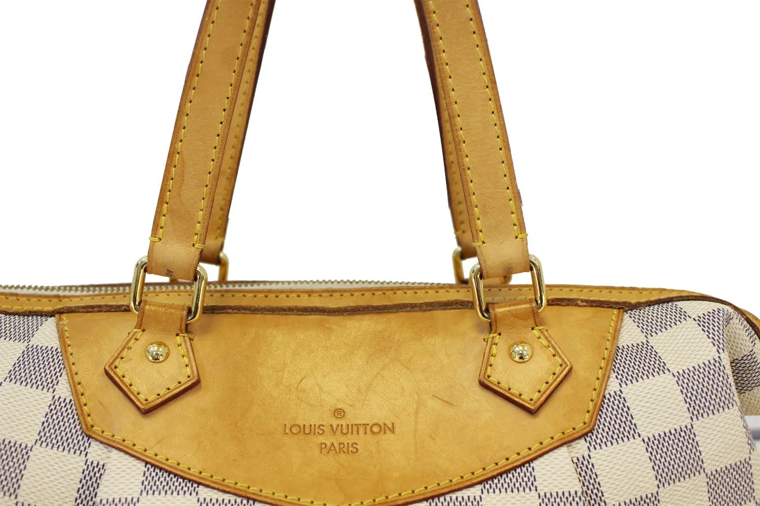 LOUIS VUITTON Siracusa GM Damier Azur Shoulder Bag
