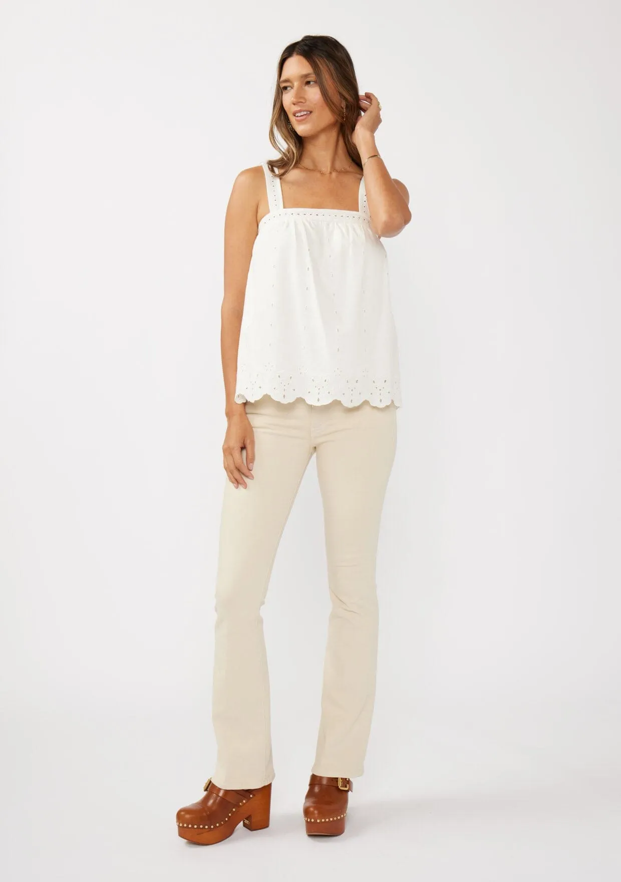 Maribel Eyelet Tank Top